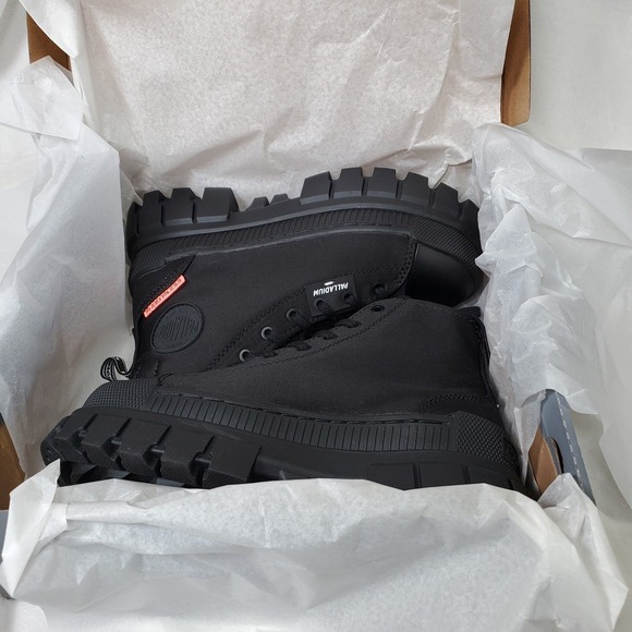 Palladium Womens Revolt Hi Top Retro Grunge Platform Boots Goth Punk Size 6 - Picture 6 of 7